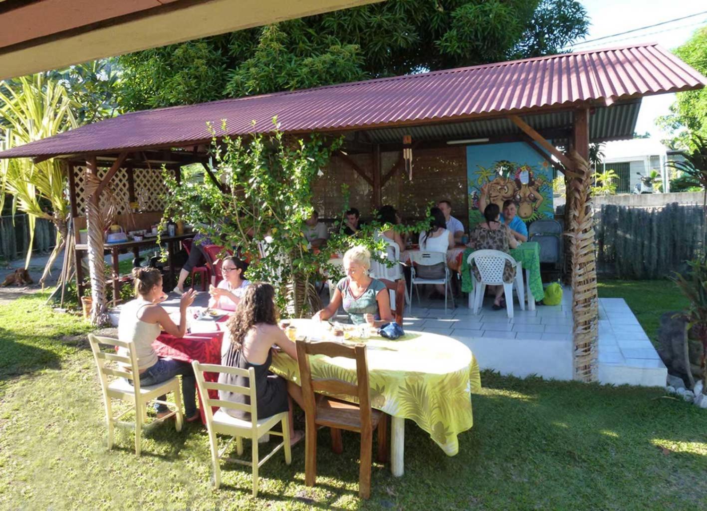 Pension Te Miti - Plage-Beach 200M - Mahana Parc & Vaiava Beach Pk18 - B&B Chambres Ou Dortoir Punaauia  Exterior photo